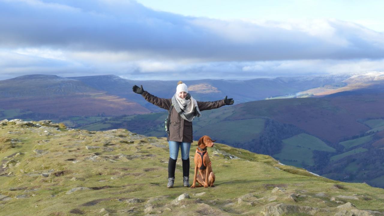 Urlaub mit Hund am Sugarloaf Mountain in Wales
