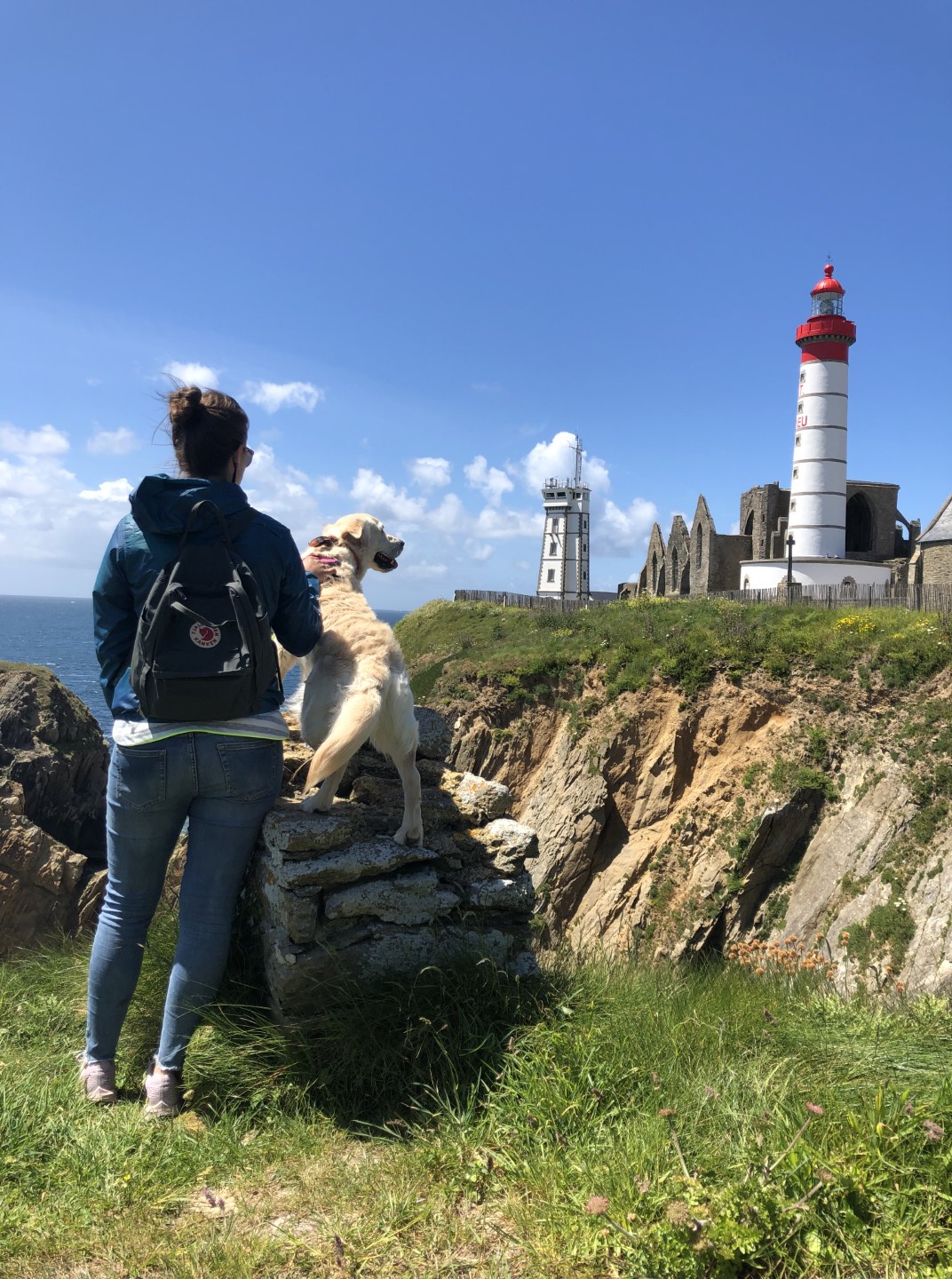 Leuchtturm im Urlaub mit Hund