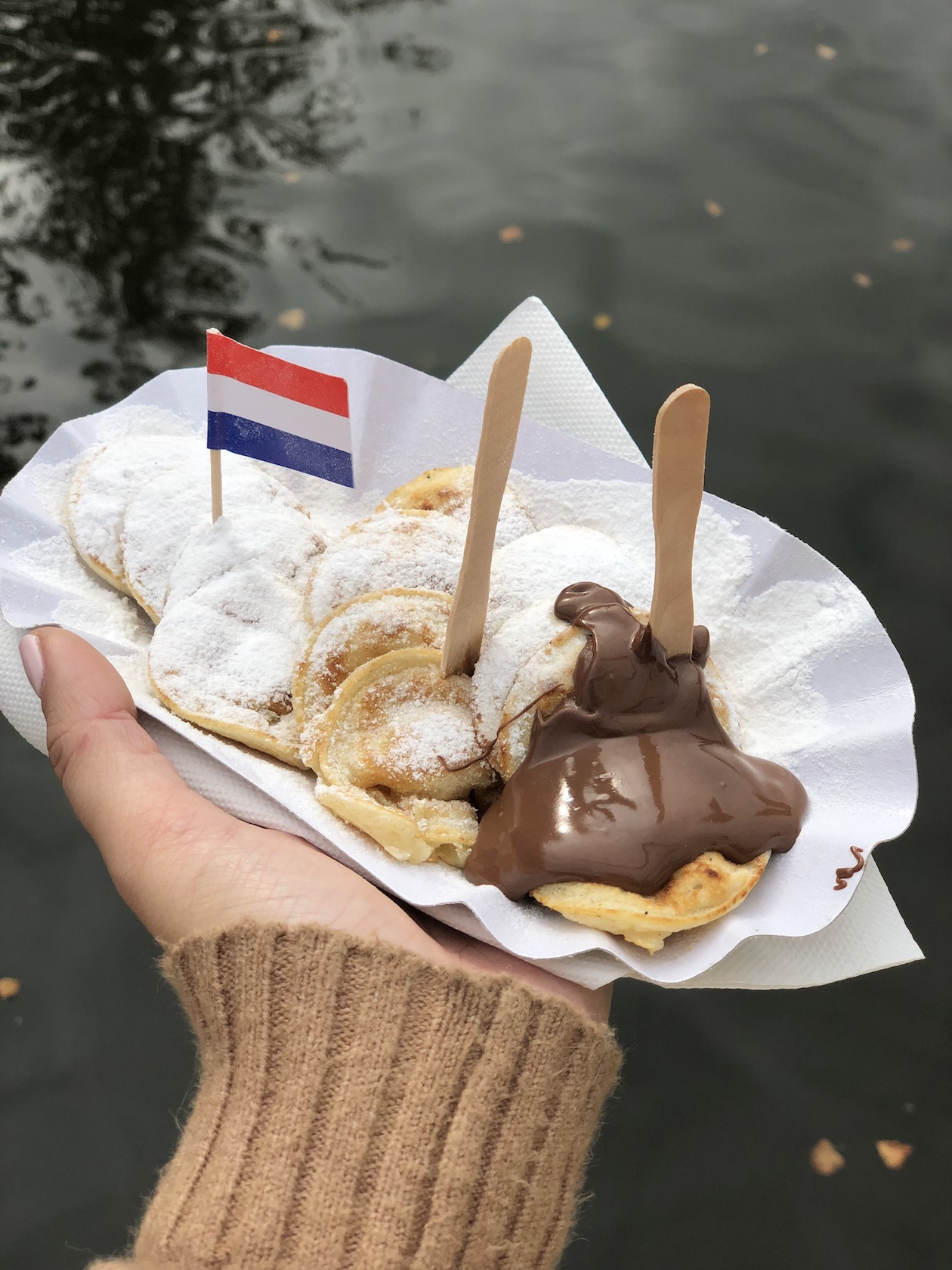 Mini-Pfannkuchen in Alkmaar