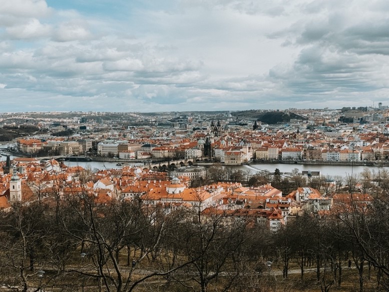 Blick auf Prag von Petrin Hill