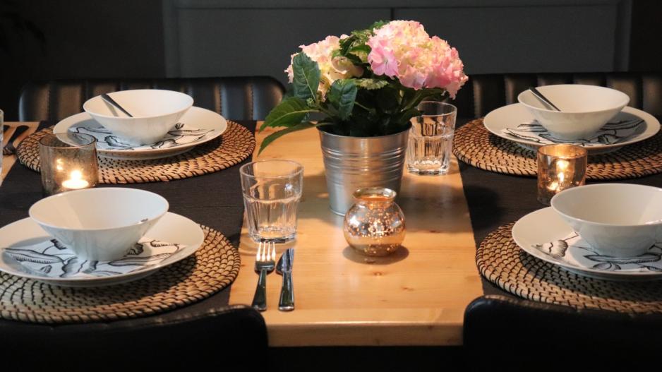 Dat lütte Hus Brüggen - voll ausgestattetes Esszimmer